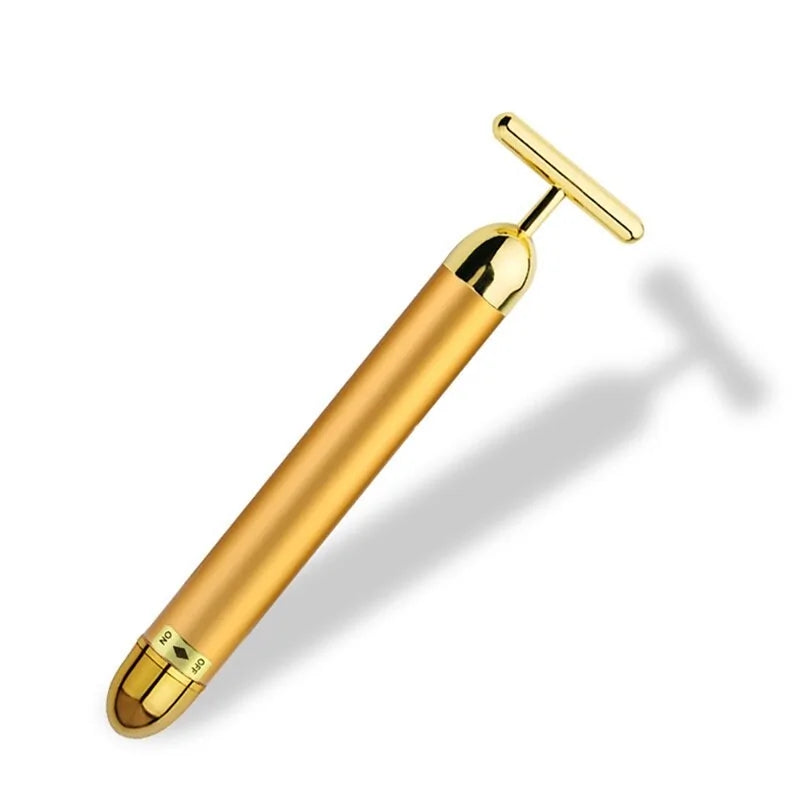 Masażer rolkowy do twarzy Energy 24K Gold T Beauty Bar
